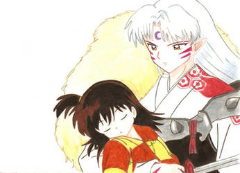 Rin y Sesshomaru