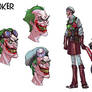 Joker initial doodles