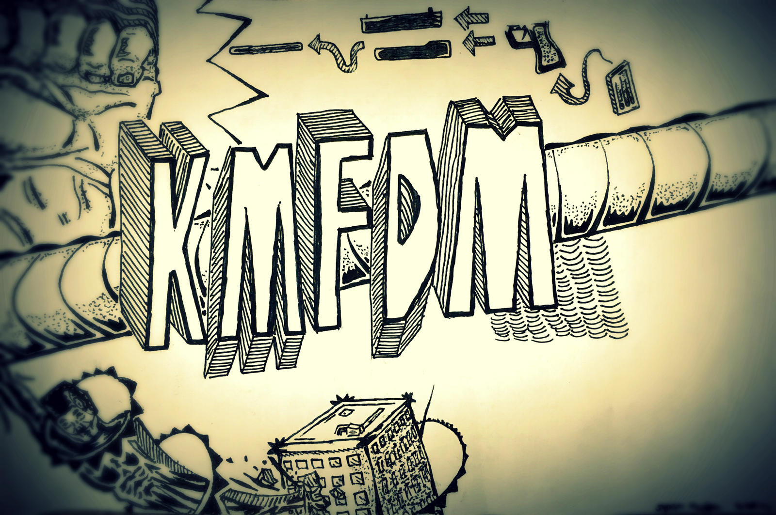 KMFDM Sketch