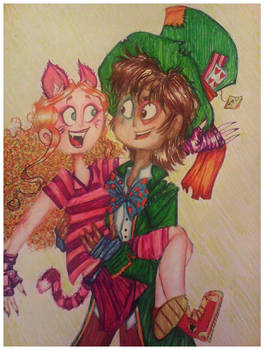 I am the Cheshire cat and you are my mad hatter!