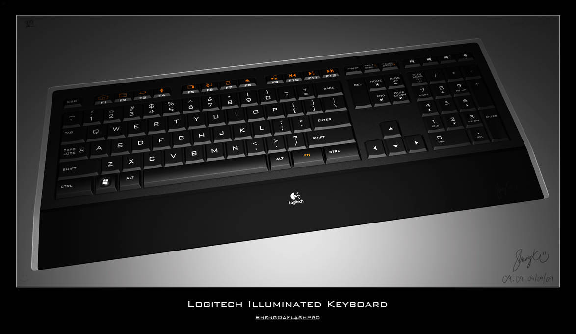 Logitech Illuminated Keyboard by ShengDaFlashPRo on DeviantArt