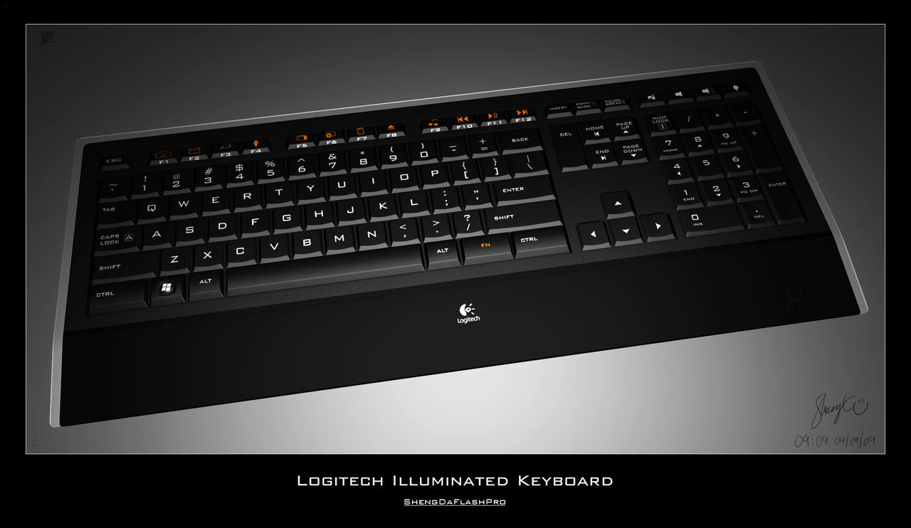 Logitech Illuminated Keyboard by ShengDaFlashPRo on DeviantArt