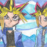 Yami Yugi and Yugi Muto