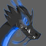 Blue glow dragon