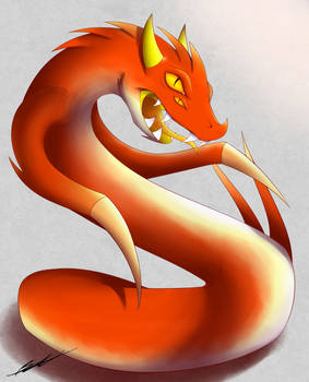 Demon serpent monster