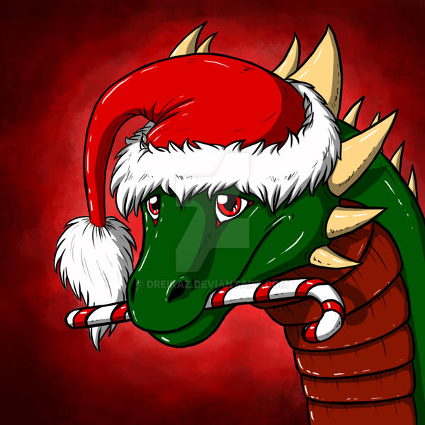 -RQ- Christmas dragon