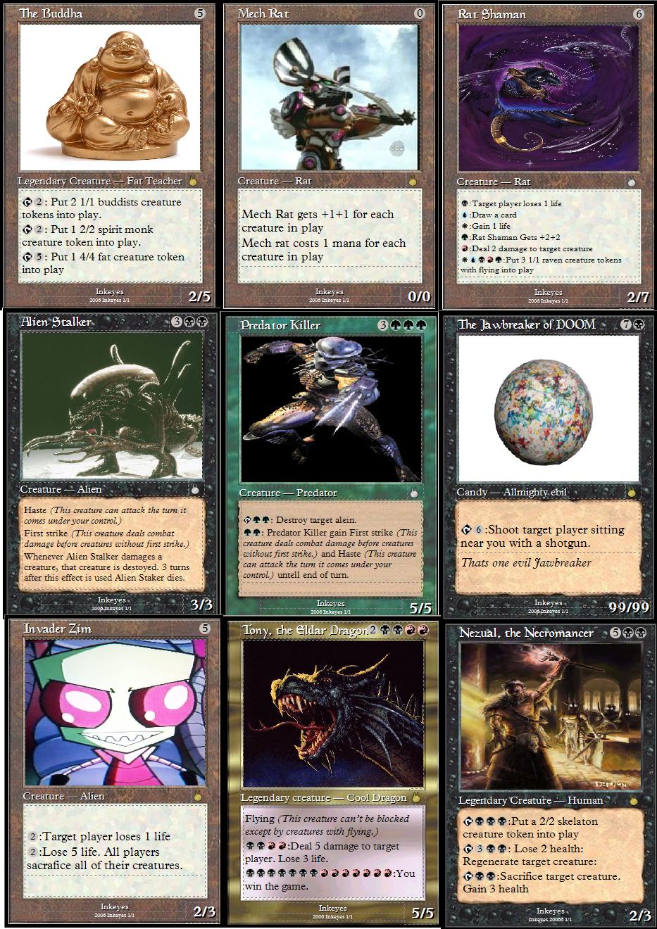Custom magic cards i made by DarkTwister on DeviantArt