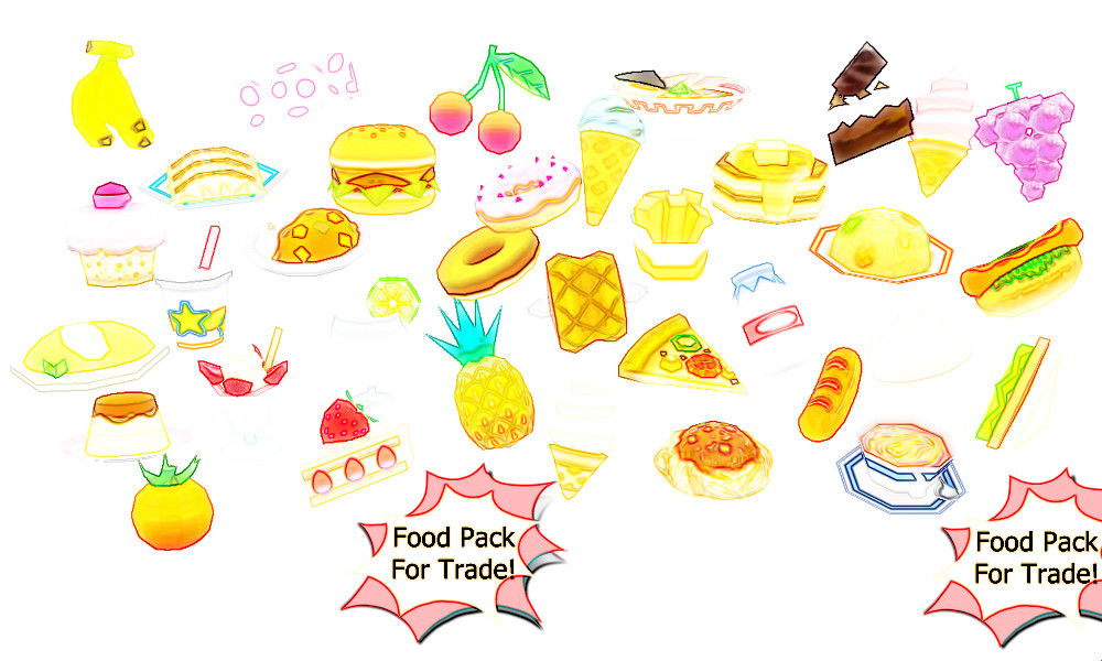 Snack Mmd MMD : Food Pack DL by Silver-Nova-07 on DeviantArt