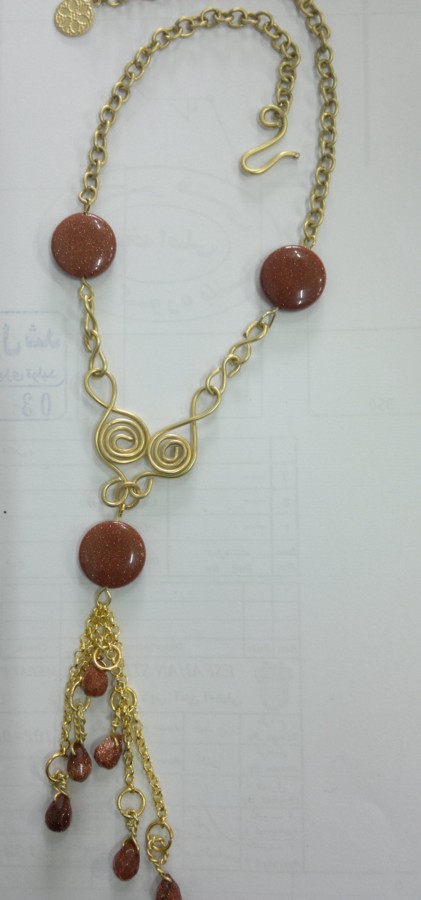 Amber Stone necklace