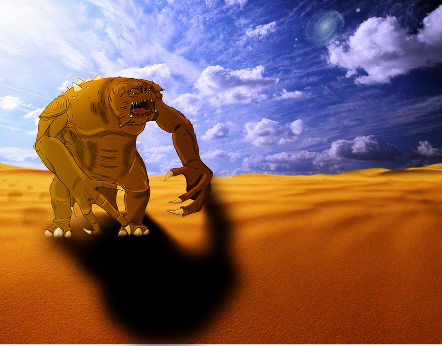 Desert Rancor by SketchMyD on DeviantArt