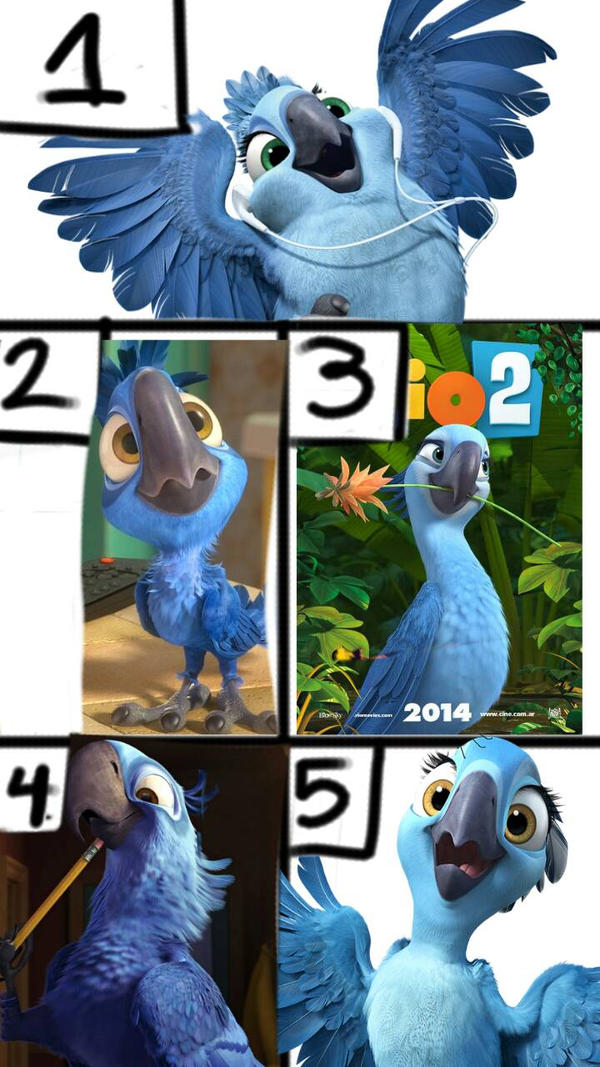 My top five favorite Rio characters by TheDarkRingedFox2 on DeviantArt