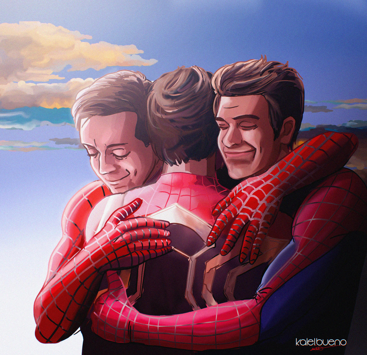 Spider-Man No Way Home : Hug by srkalel on DeviantArt