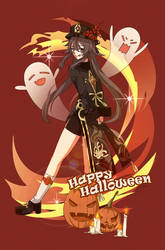 Hu Tao - Happy Halloween