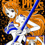 Nami Navigator Storm Queen PNG Design