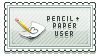 Stamp   Pencil Paper User By Firstfear-d76fcyz