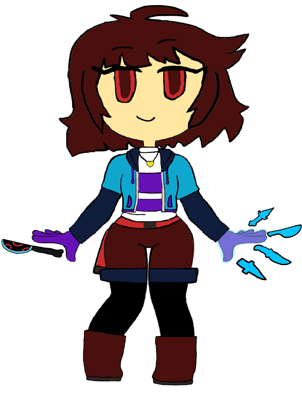 Swapshift Frisk Swapshift redesign by Flare-mawile-ninja on DeviantArt