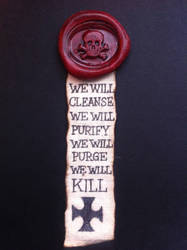 Purity Seal W40K style - Skull and Crossbones