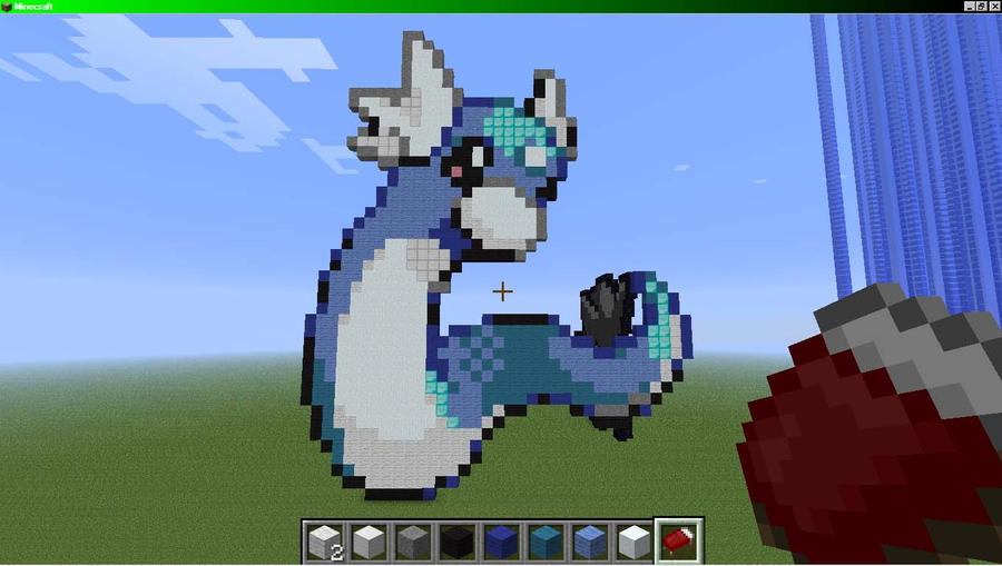 dratini pixel art by sseeb on DeviantArt