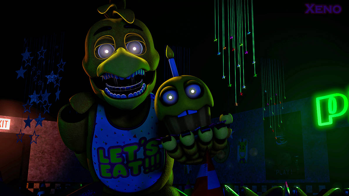 Stylised Spring Chica Poster by XenoSFM on DeviantArt