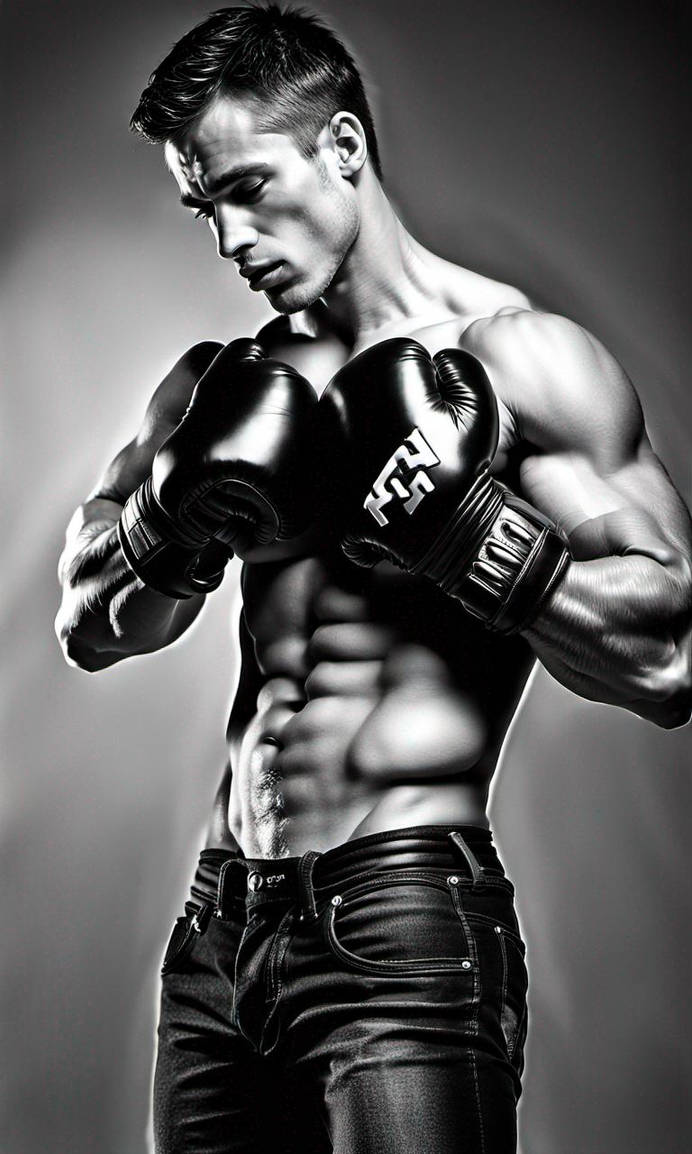 portrait of a boxer by dekeklein on DeviantArt