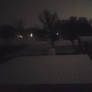 Snowy night on the High Plains