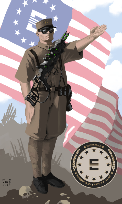 Enclave Woman Enclave by JanSteinky on DeviantArt