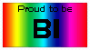 Bisexual and Proud Stamp by Dinru