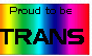 Transexual and Proud Stamp