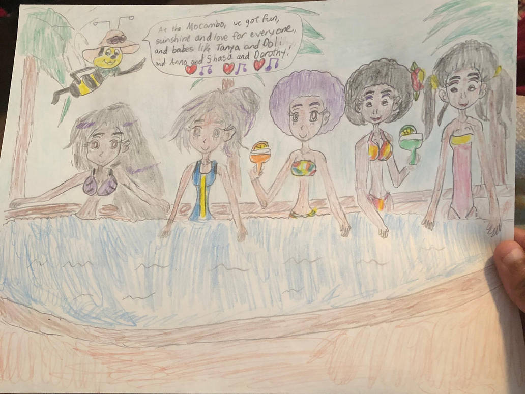 Pool party with some friends... by CaribbeanRose9 on DeviantArt