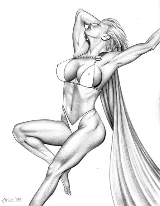 Powergirl 'Flying Bikini'