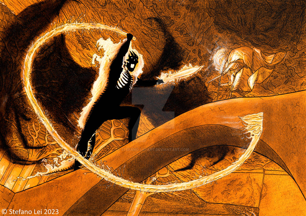 Khazad Runes The Bridge of Khazad-dum by Stefano-Lei-Art on DeviantArt