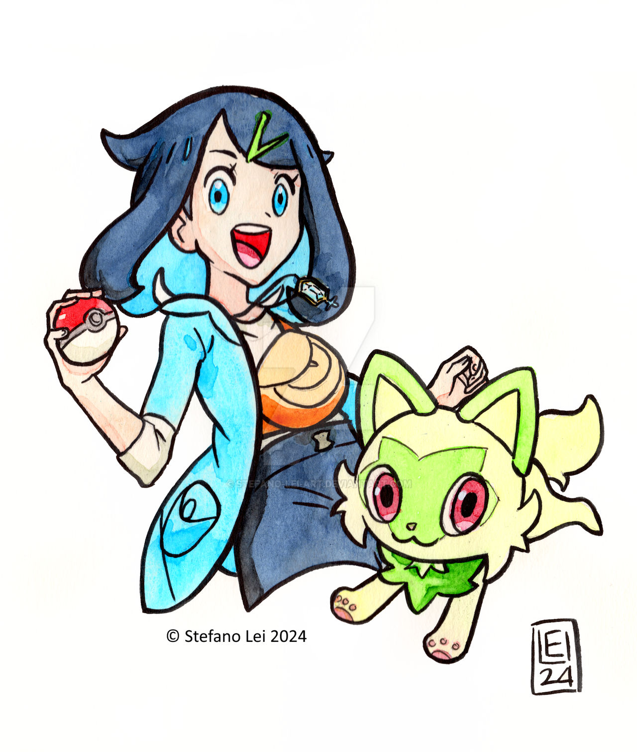 Pokemon Horizons by Stefano-Lei-Art on DeviantArt