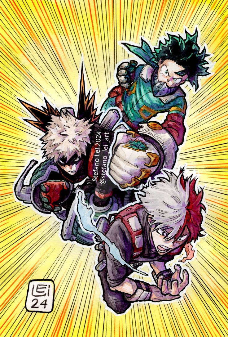 My Hero Academia by Stefano-Lei-Art on DeviantArt