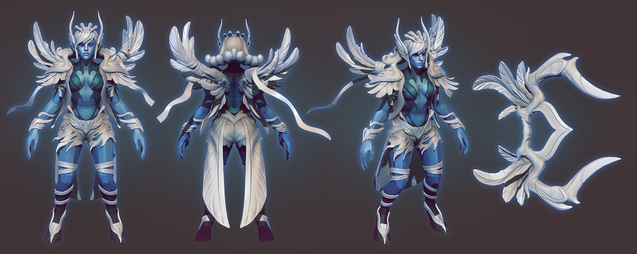 ArtStation - Dota2 - Vengeful spirit - Scorned Tears Regalia