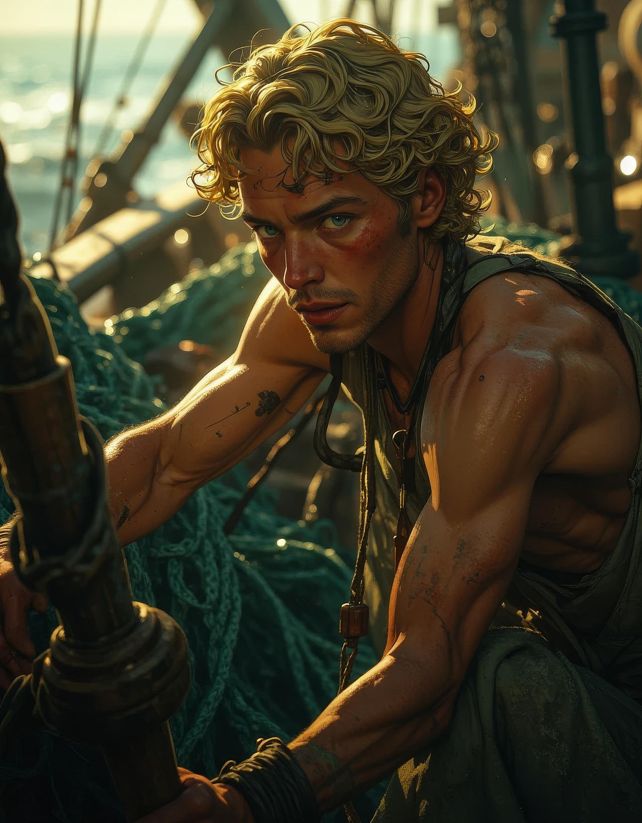 Cool Fishmen Handsome fisherman by CharmingGID on DeviantArt