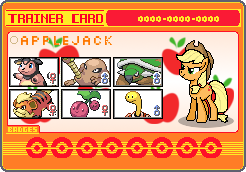 Applejack Trainer card