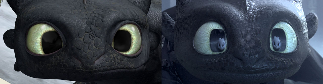 Toothless opens his eyes wide by Roma2poi on DeviantArt