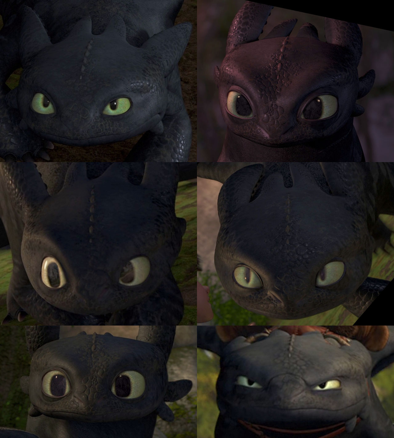 Serious and cute Toothless (shots only from HTTYD) by Roma2poi on ...
