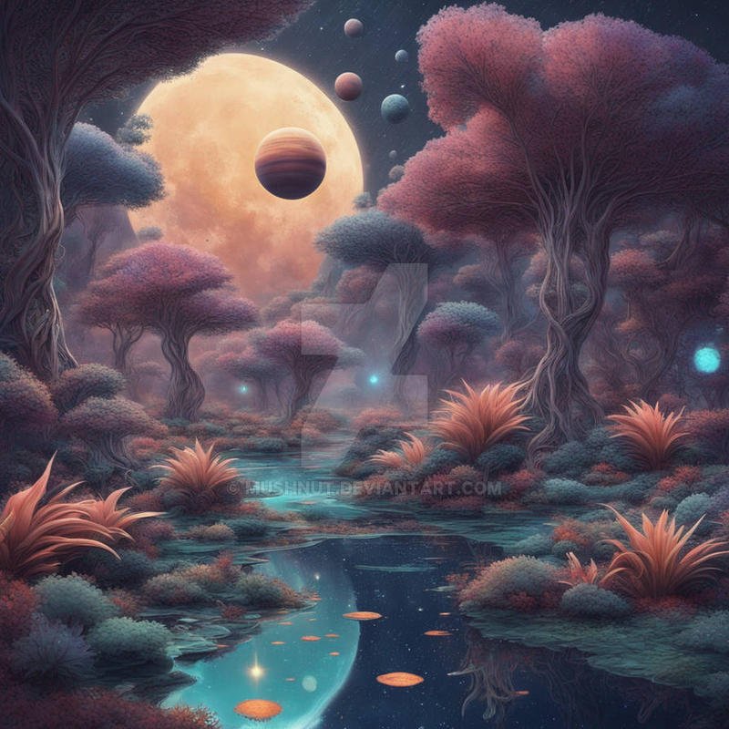 Alien Planet Map Deviantart Alien Planet by Mushnut on DeviantArt