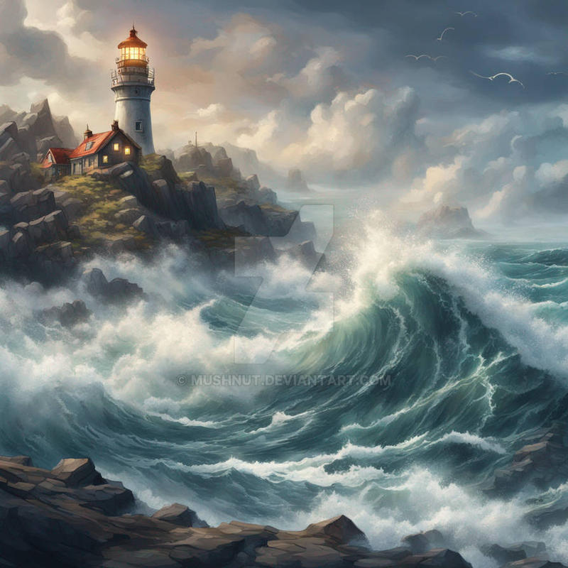 Lighthouse by Mushnut on DeviantArt
