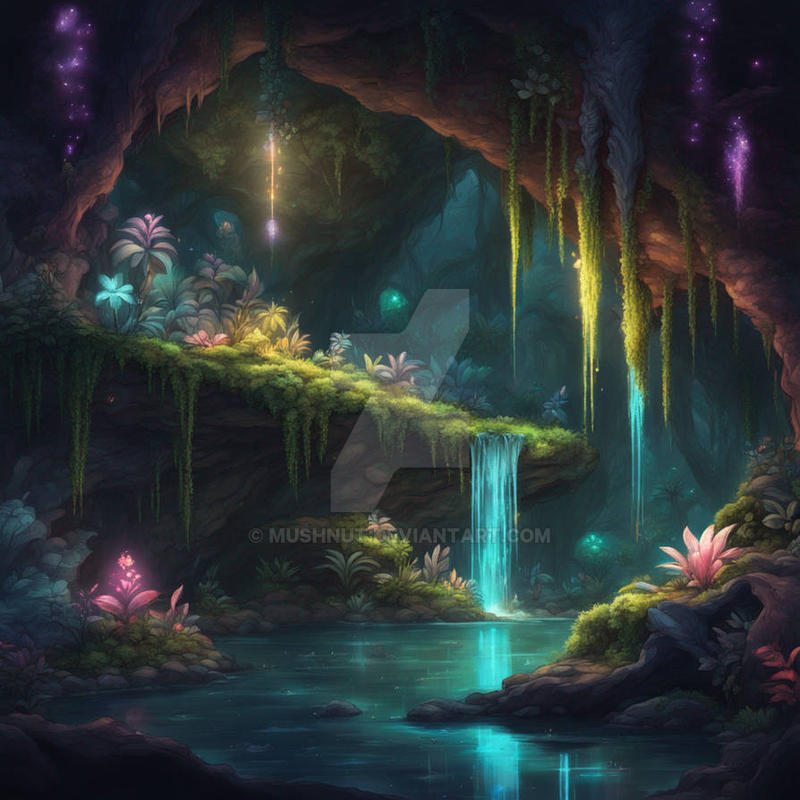 Magic Cave by Mushnut on DeviantArt
