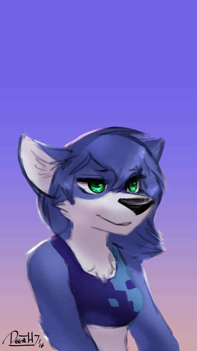 Ember Fanart/painty test by deer-h