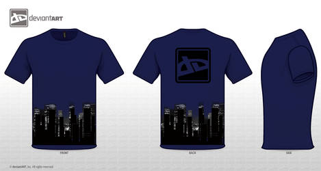 Deviant Tshirt logo designnavy