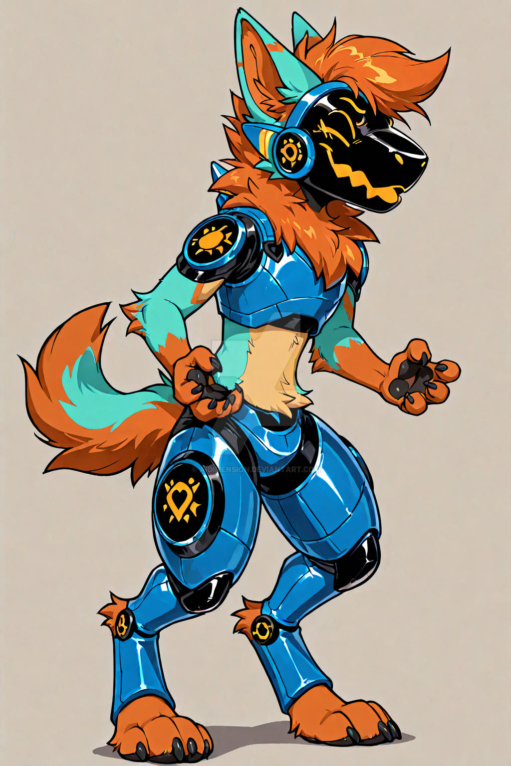 Alternative Protogen Designs 0249 Adoptable Protogen by aidimension on DeviantArt