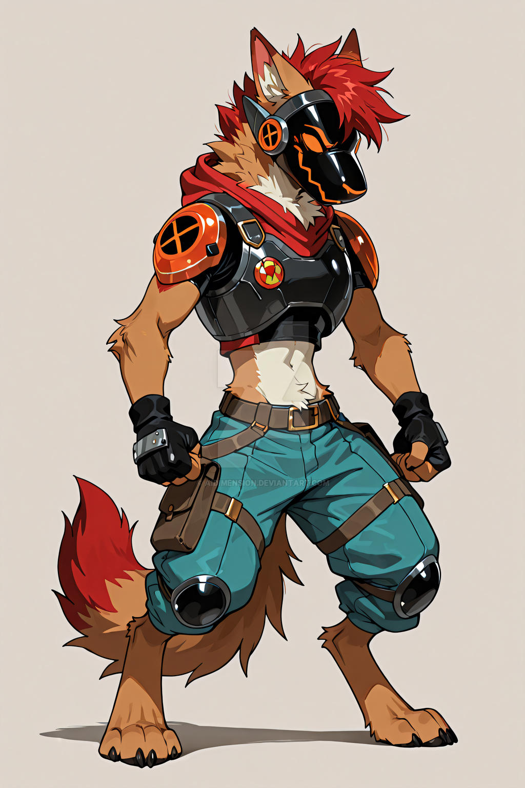 0330 Adoptable Protogen by aidimension on DeviantArt