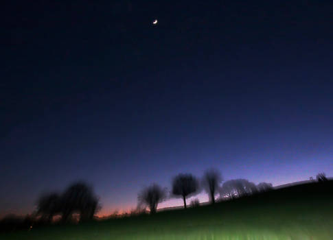 moon over the hill