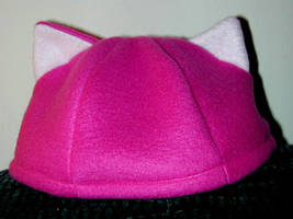 Magenta Kitty Hat