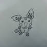 Tribal Pichu Pokemon Art
