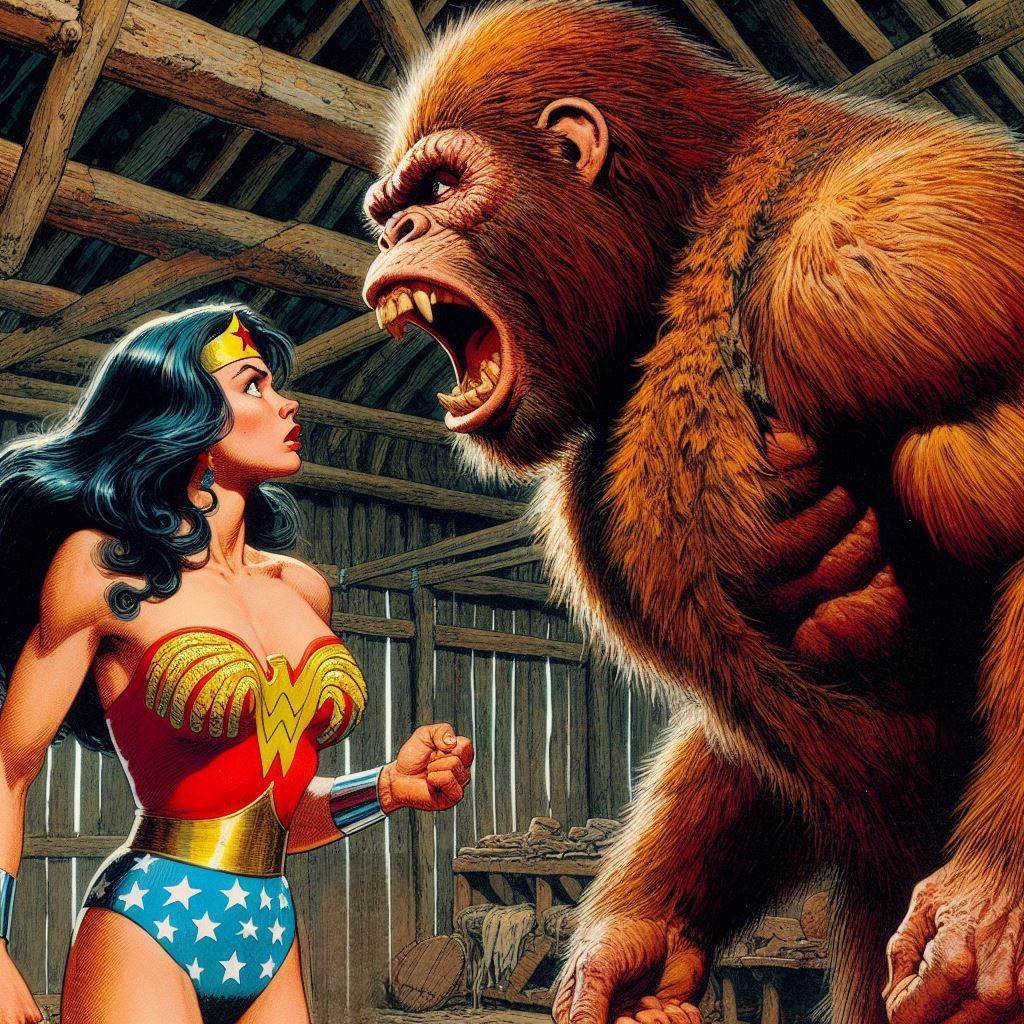 Iagodesiat Ww Deviantart WW vs Giant Caveman 01 by pippl on DeviantArt
