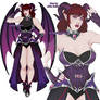 (OPEN) Adoptable - Demon lady $28